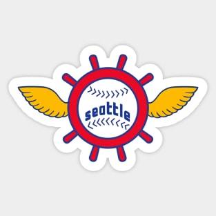 Defunct Seattle Pilots Baseball Sticker